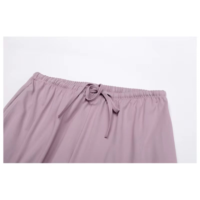 Women'S Gym Fitness Wear 2-Piece Yoga Set Breathable Loose Exercise Clothing for Running Training Solid Shorts Design Wholesale